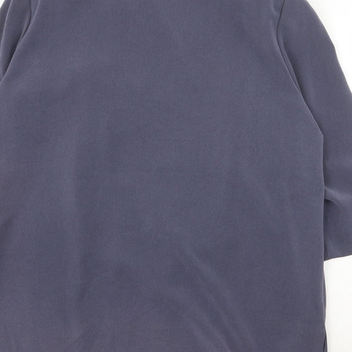 Frankenwalder Womens Grey Polyester Jacket Blazer Size 18