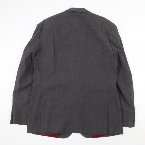 Skopes Mens Grey Wool Jacket Suit Jacket Size 44 Regular