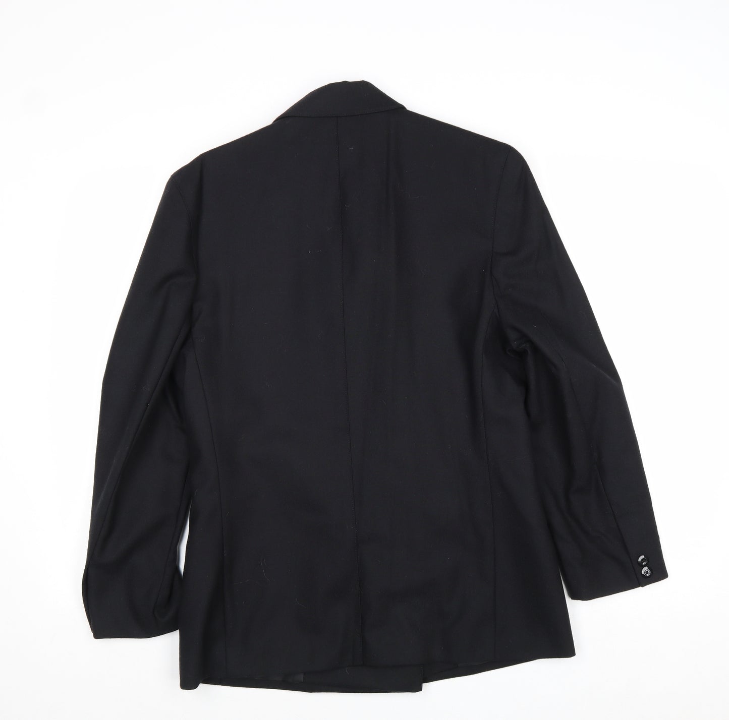 Marks and Spencer Womens Black Wool Jacket Suit Jacket Size 10