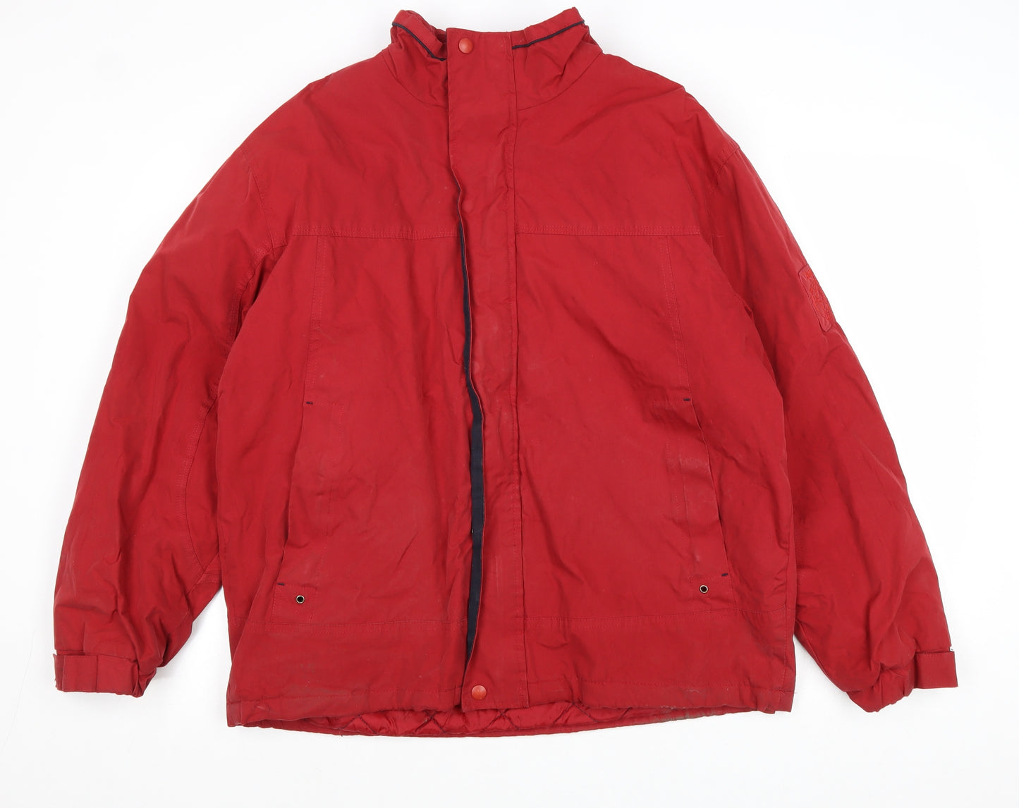 Dunnes Stores Mens Red Jacket Size M Zip