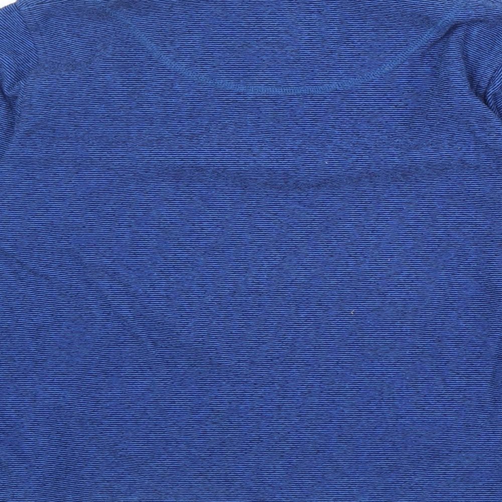 Peter Storm Boys Blue Geometric Polyester Pullover Sweatshirt Size 9-10 Years Zip