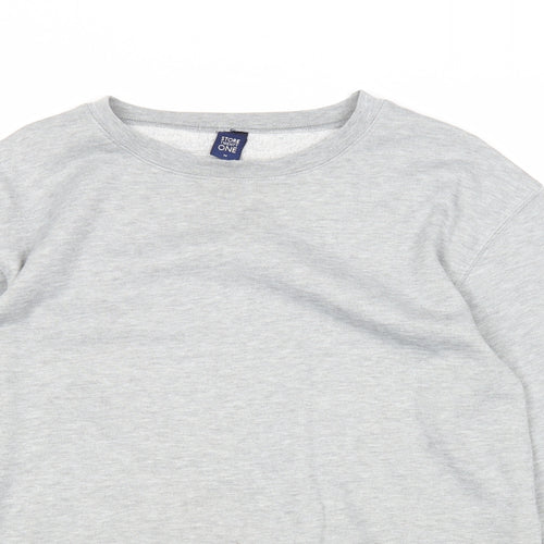Store Twenty One Mens Grey Polyester Pullover Sweatshirt Size M