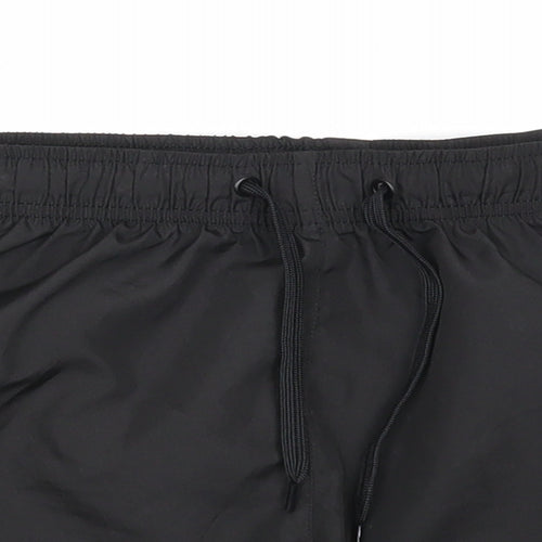 Atmosphere Womens Black Polyester Sweat Shorts Size 10 Regular Pull On