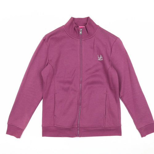 LA Gear Girls Purple Jacket Size 13 Years Zip