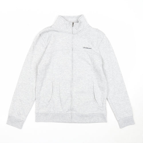 LA Gear Womens Grey Jacket Size 8 Zip