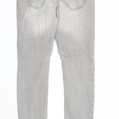 Denim & Co. Mens Grey Cotton Skinny Jeans Size 28 in L30 in Regular Zip