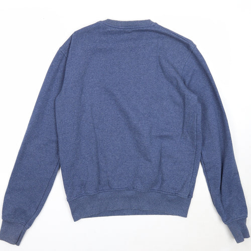 Cedar Wood State Mens Blue Cotton Pullover Sweatshirt Size M - Superman