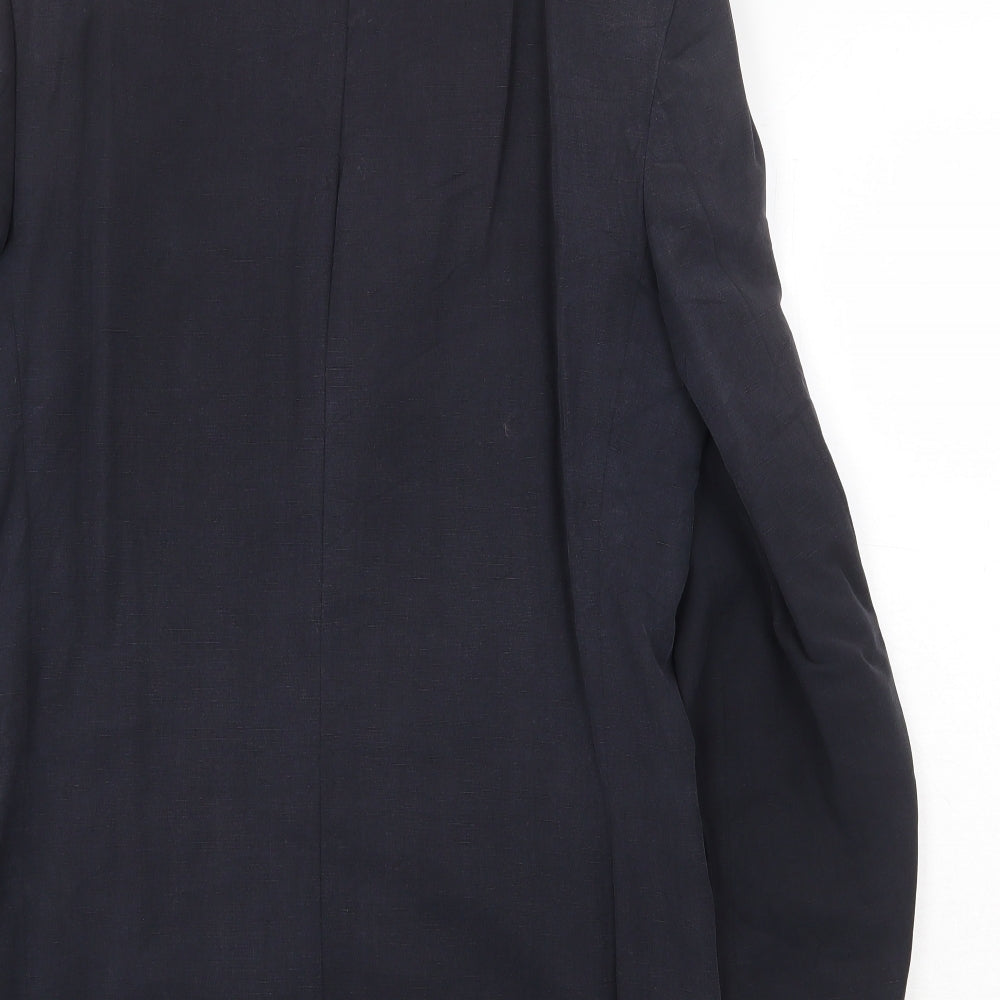 Ultimo Mens Blue Polyester Jacket Suit Jacket Size 36 Regular