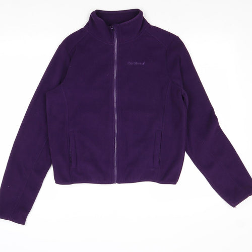 Peter Storm Girls Purple Jacket Size 13 Years Zip