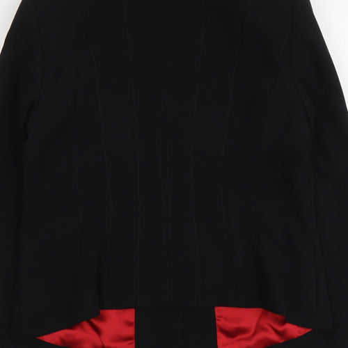 Jacques Vert Womens Black Polyester Jacket Blazer Size 12