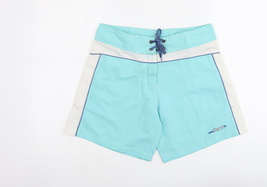 Trespass Mens Blue Polyester Bermuda Shorts Size M L7 in Regular Tie