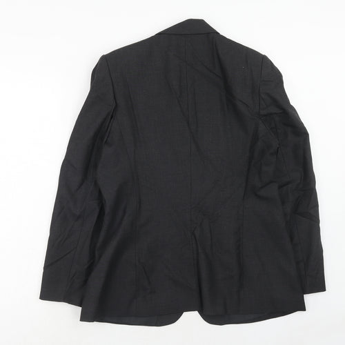 NEXT Womens Grey Wool Jacket Suit Jacket Size 14