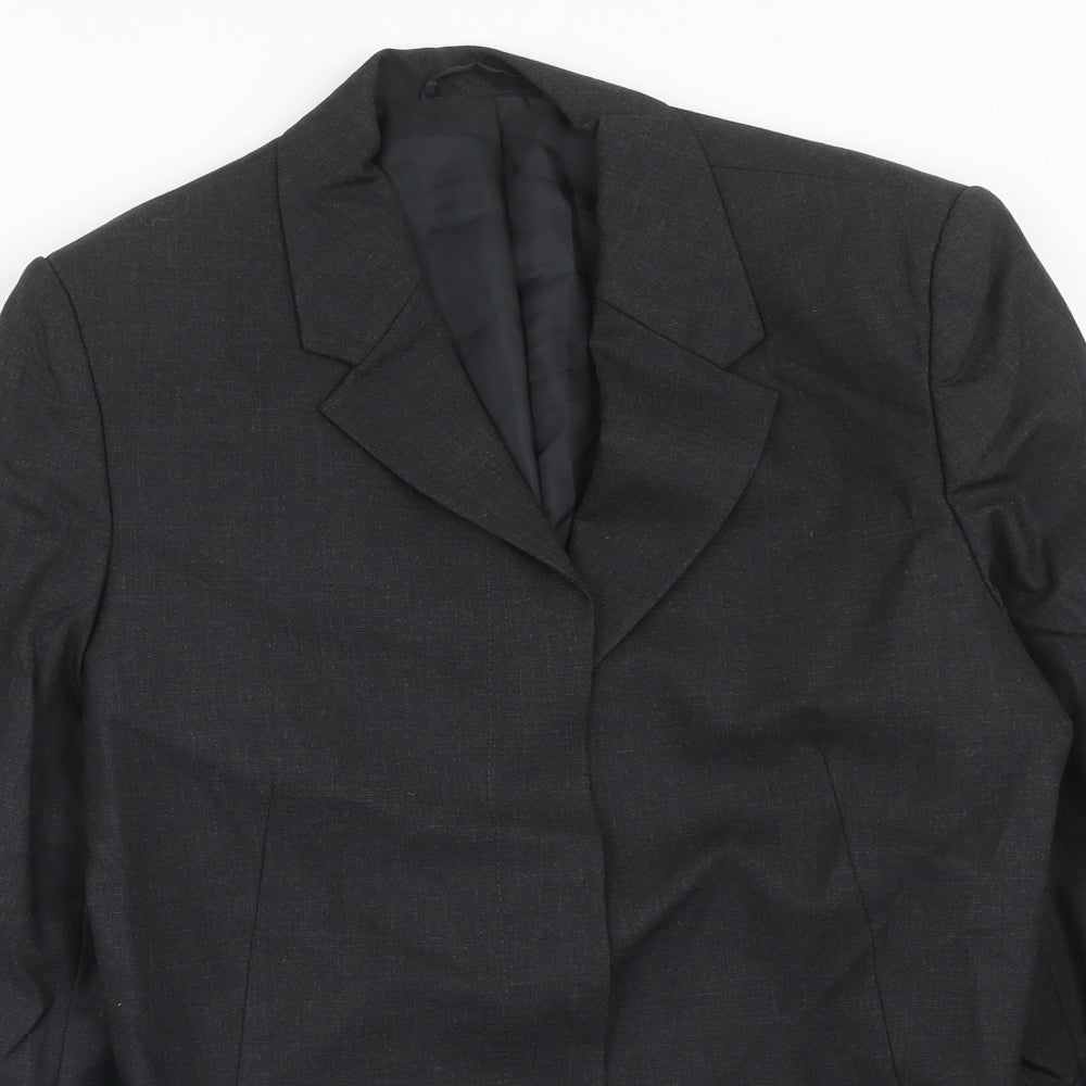 NEXT Womens Grey Wool Jacket Suit Jacket Size 14