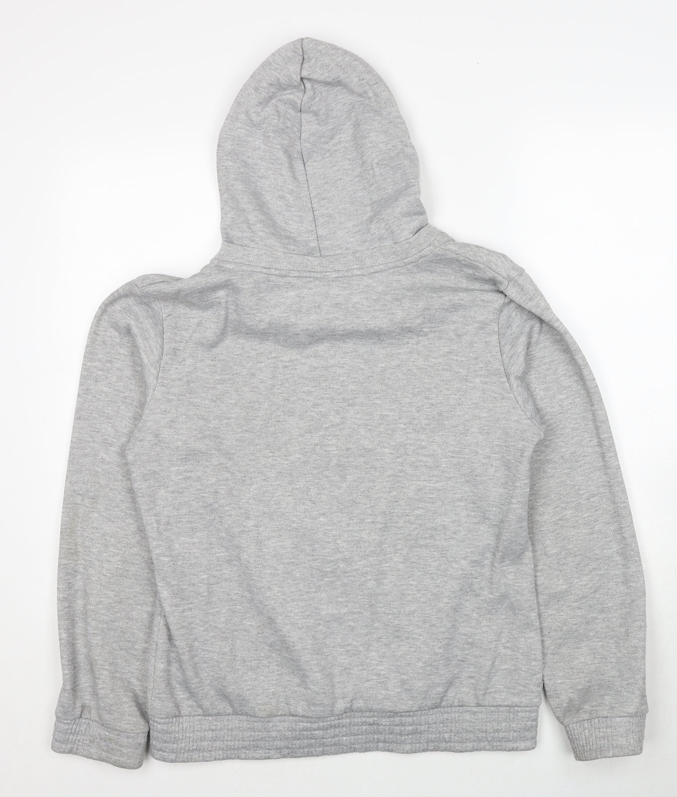 LA Gear Womens Grey Polyester Full Zip Hoodie Size 14 Zip