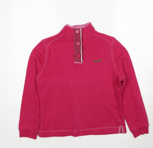 Portwest Womens Pink Cotton Pullover Sweatshirt Size 10 Pullover