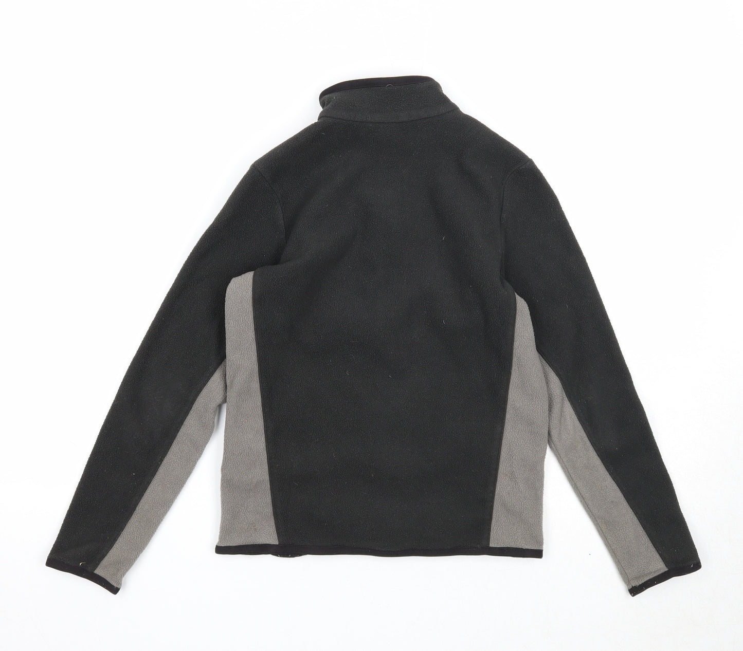 Quechua Boys Grey Geometric Jacket Size 10 Years Zip