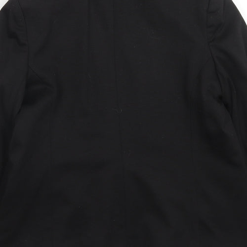 Wallis Womens Black Polyester Jacket Blazer Size 10