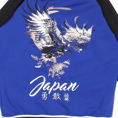 River Island Mens Blue Jacket Size XS Zip - Japan
