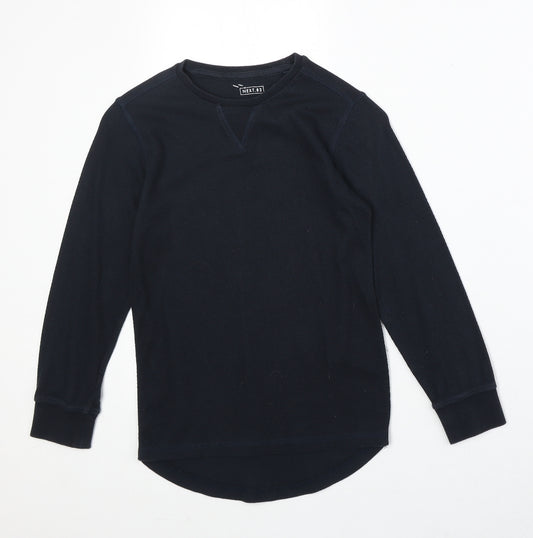 NEXT Boys Blue 100% Cotton Pullover Sweatshirt Size 8 Years Pullover