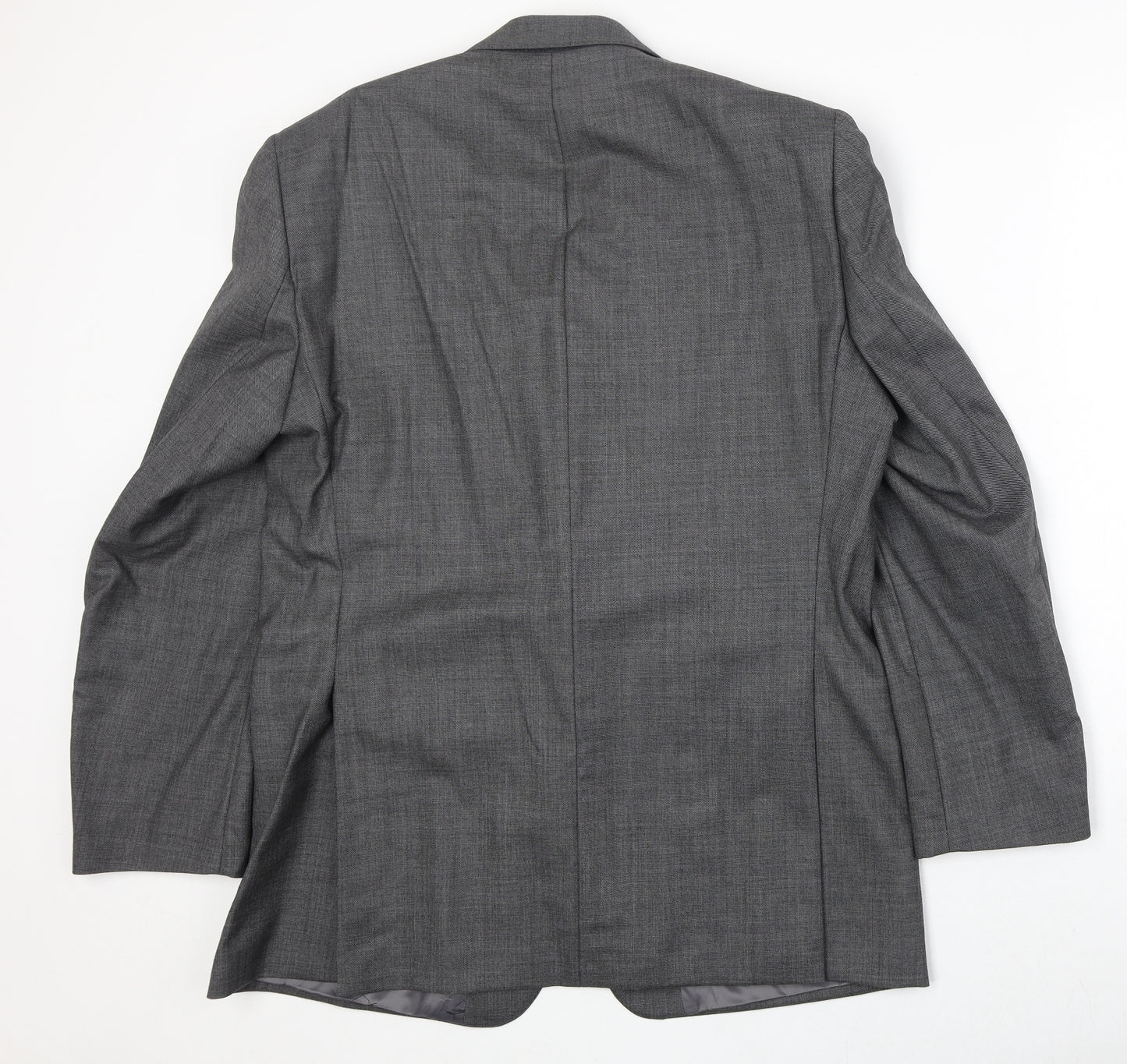 Paul Costelloe Mens Grey Wool Jacket Suit Jacket Size 42 Regular