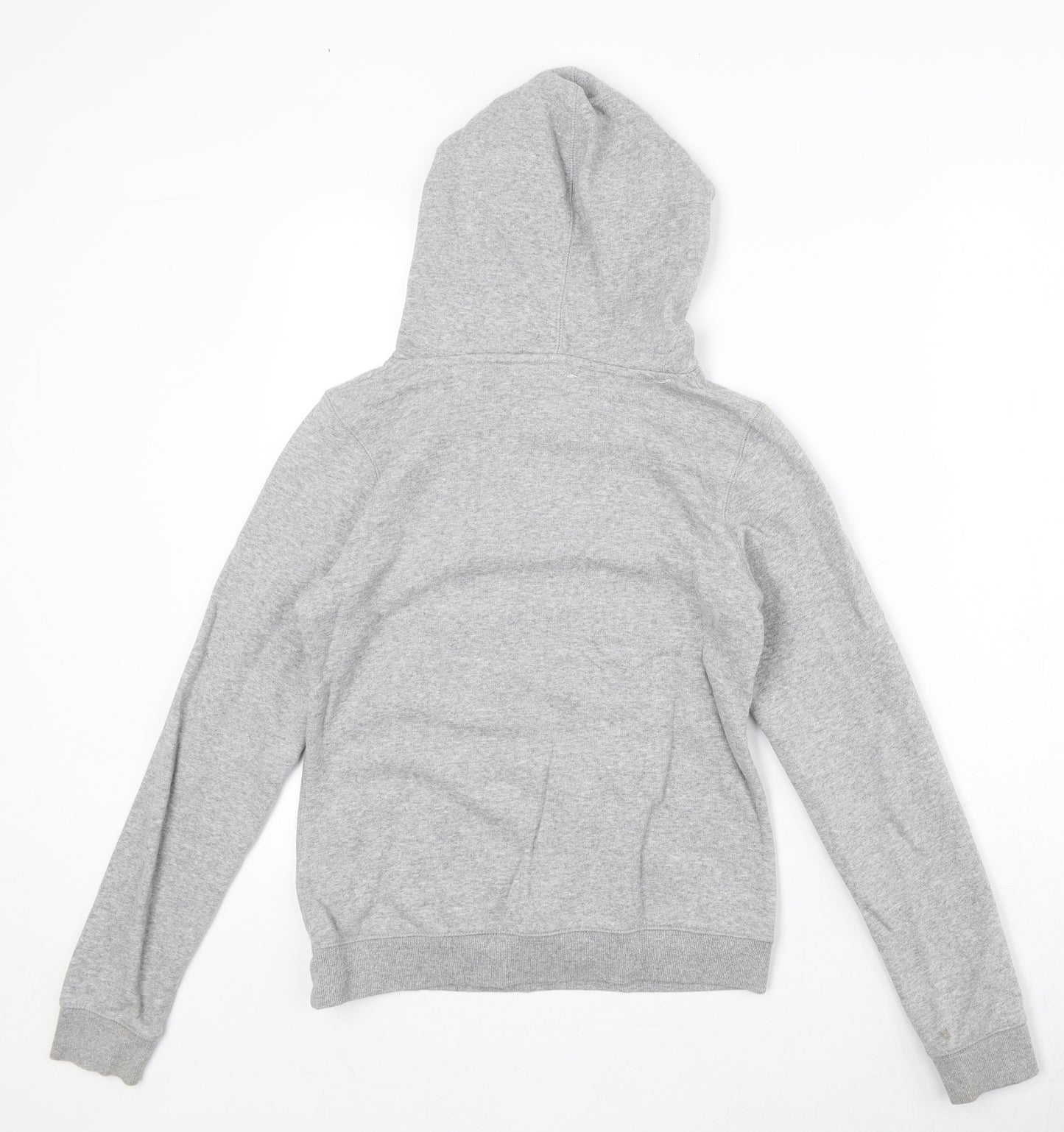 H&M Girls Grey Cotton Pullover Hoodie Size 12-13 Years Pullover