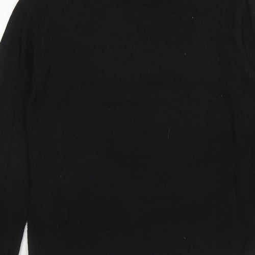 H&M Boys Black Round Neck Cotton Pullover Jumper Size 10 Years Pullover - 10-12 Years Berlin