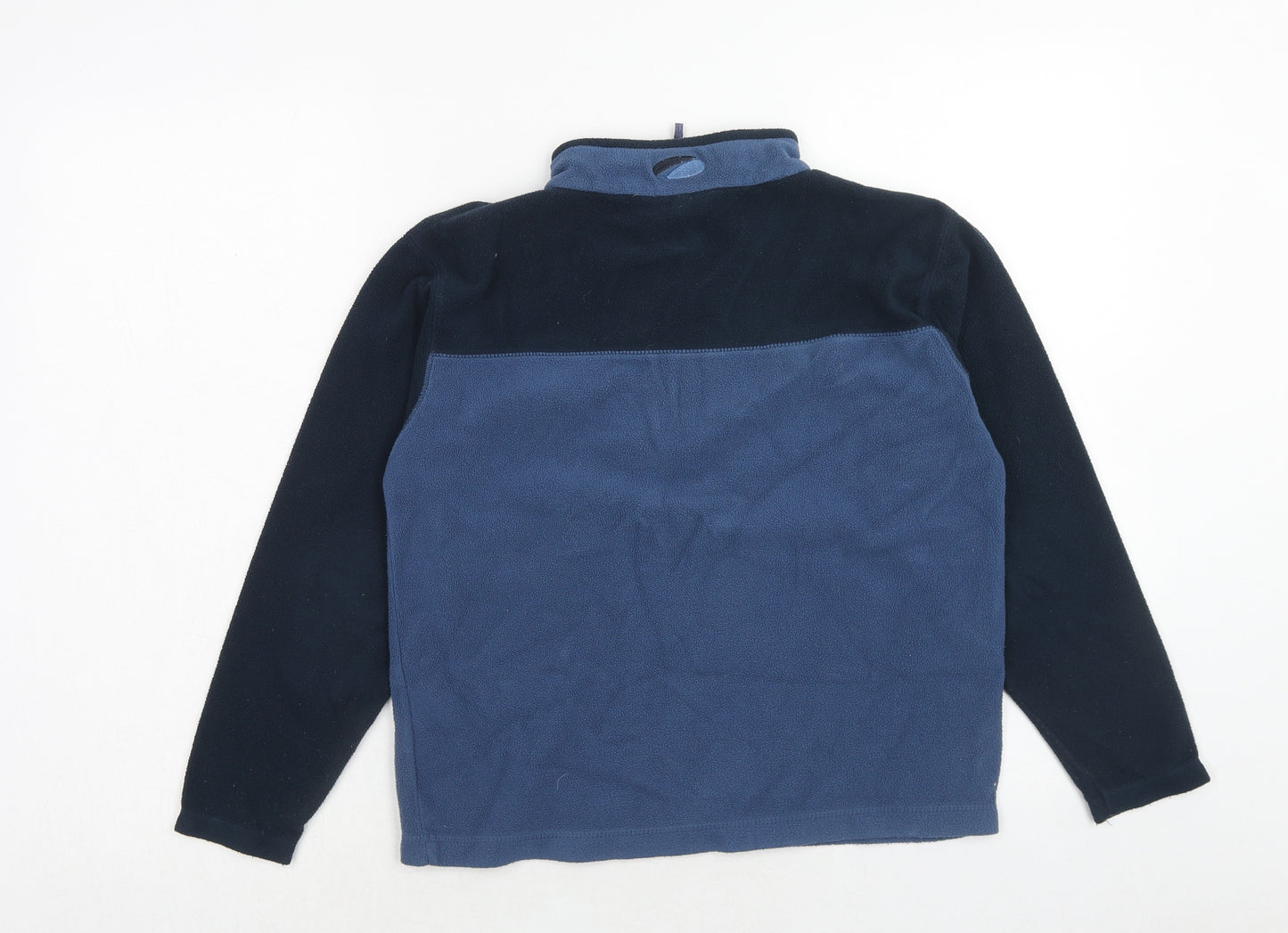 Mountain Life Boys Blue Polyester Pullover Sweatshirt Size 11-12 Years Zip