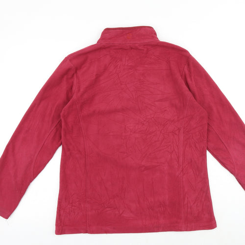 Gelert Womens Red Polyester Pullover Sweatshirt Size 12 Zip