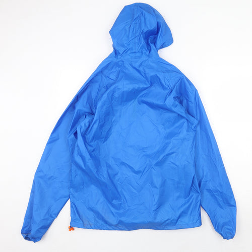 DECATHLON Mens Blue Windbreaker Jacket Size XS Zip