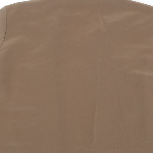 BHS Womens Brown Polyester Jacket Blazer Size 12 - Open