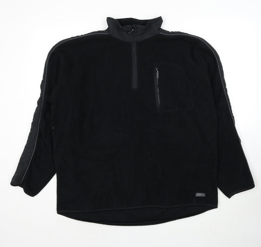 O Club Mens Black Polyester Pullover Sweatshirt Size XL