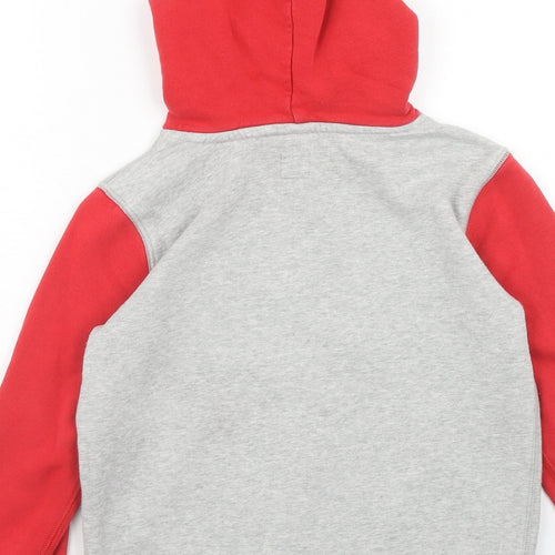 Gap Boys Grey Cotton Pullover Hoodie Size 8 Years Pullover