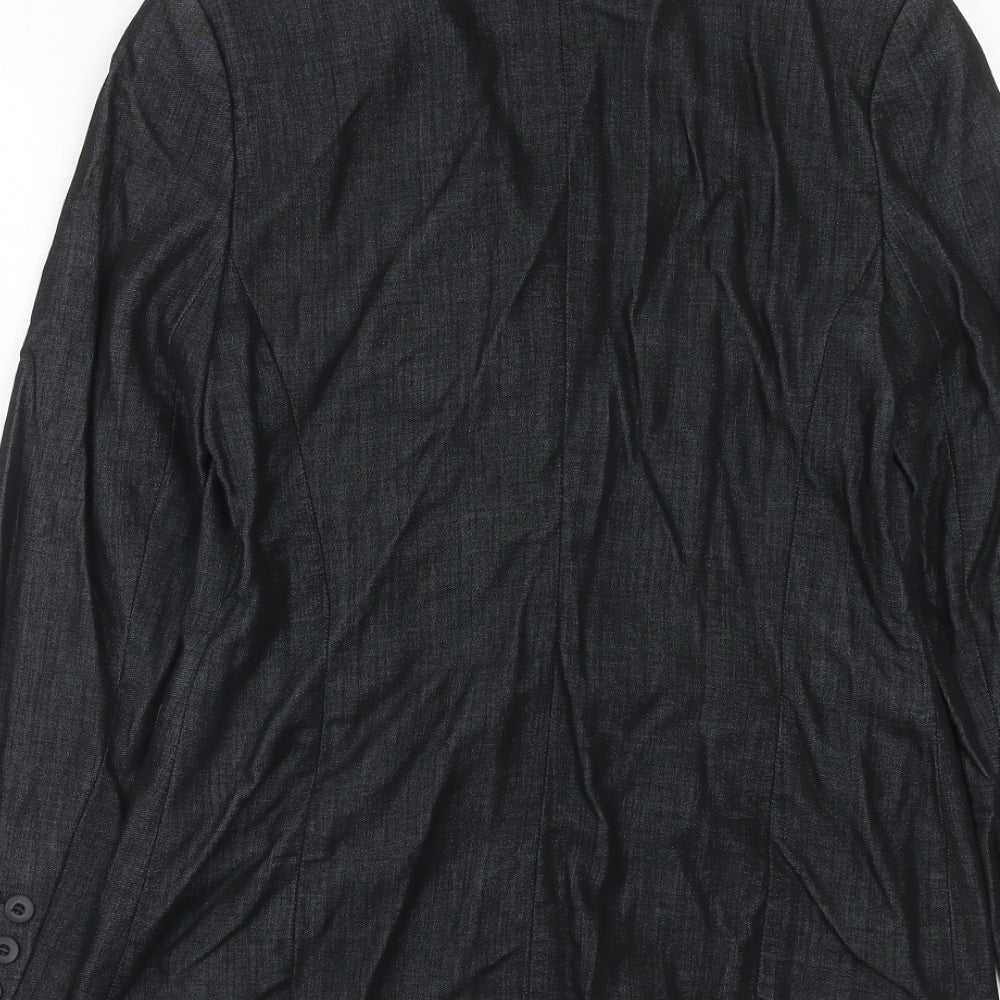 Principles Womens Grey Wool Jacket Suit Jacket Size 8