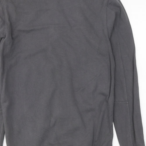 NEXT Mens Grey Cotton Full Zip Sweatshirt Size S
