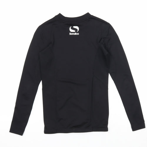 Sondico Boys Black Polyester Pullover Casual Size 9-10 Years Round Neck Pullover