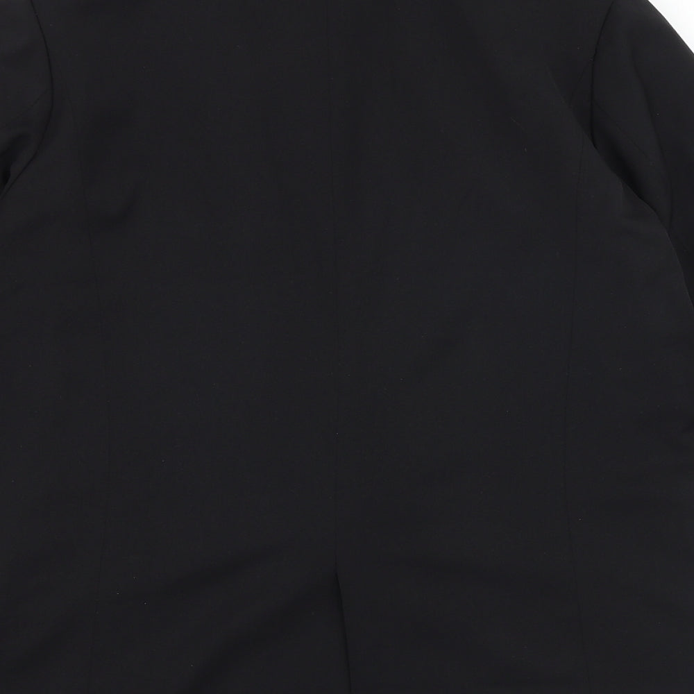 Lativ Collection Womens Black Polyester Jacket Blazer Size XL