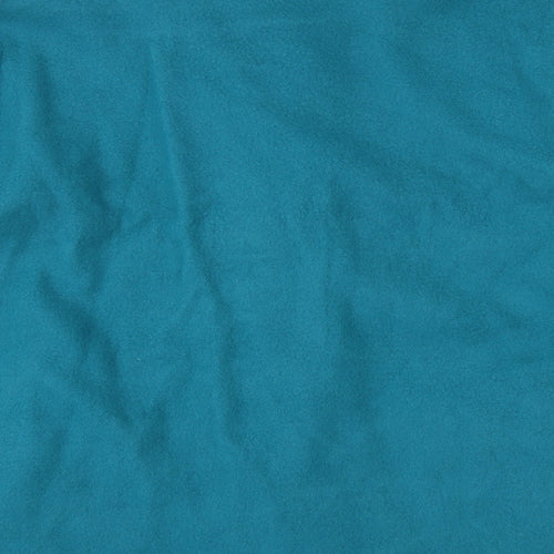 Anna De Lancay Womens Blue Polyester Full Zip Sweatshirt Size L Zip