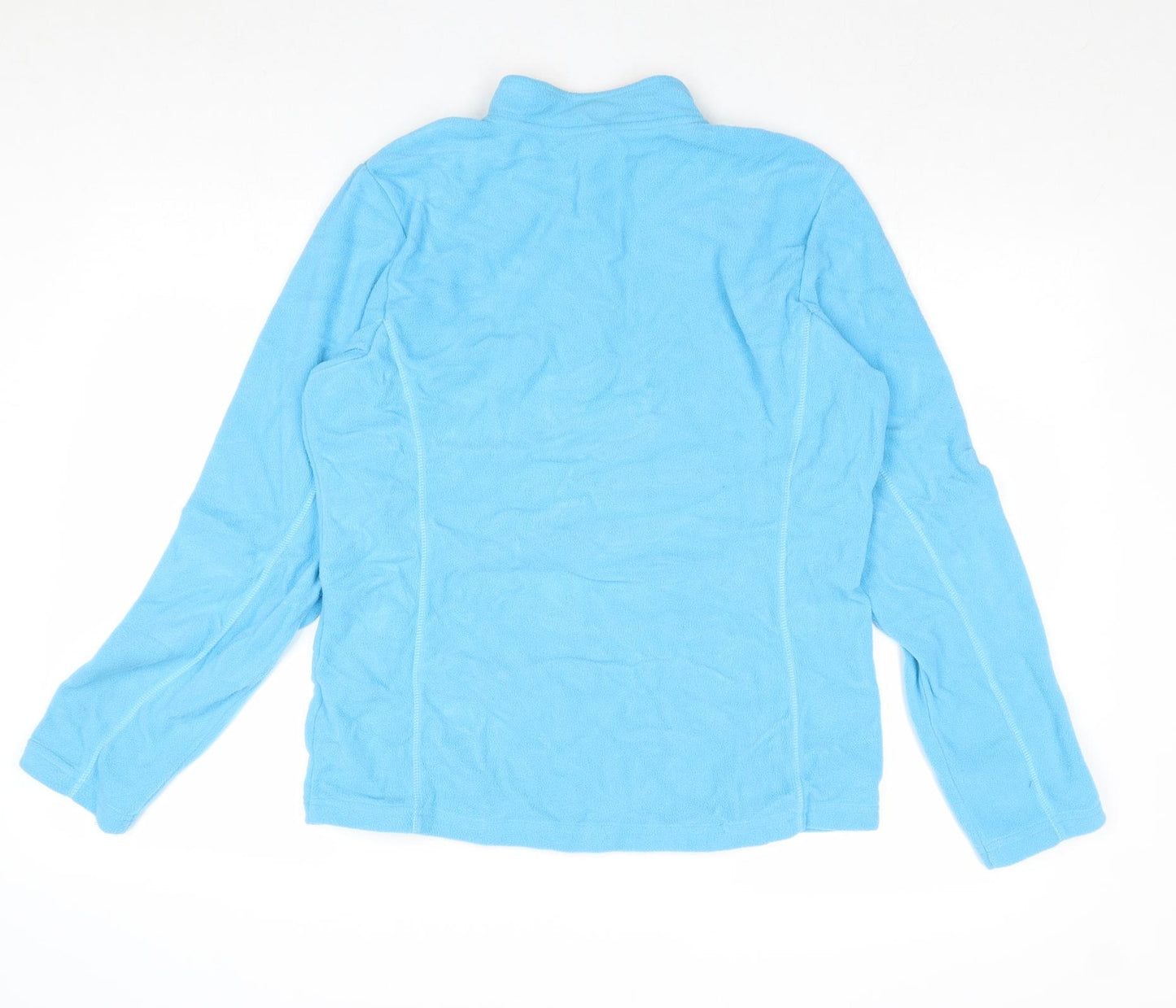 Camel Crown Womens Blue Polyester Pullover Sweatshirt Size XL Zip
