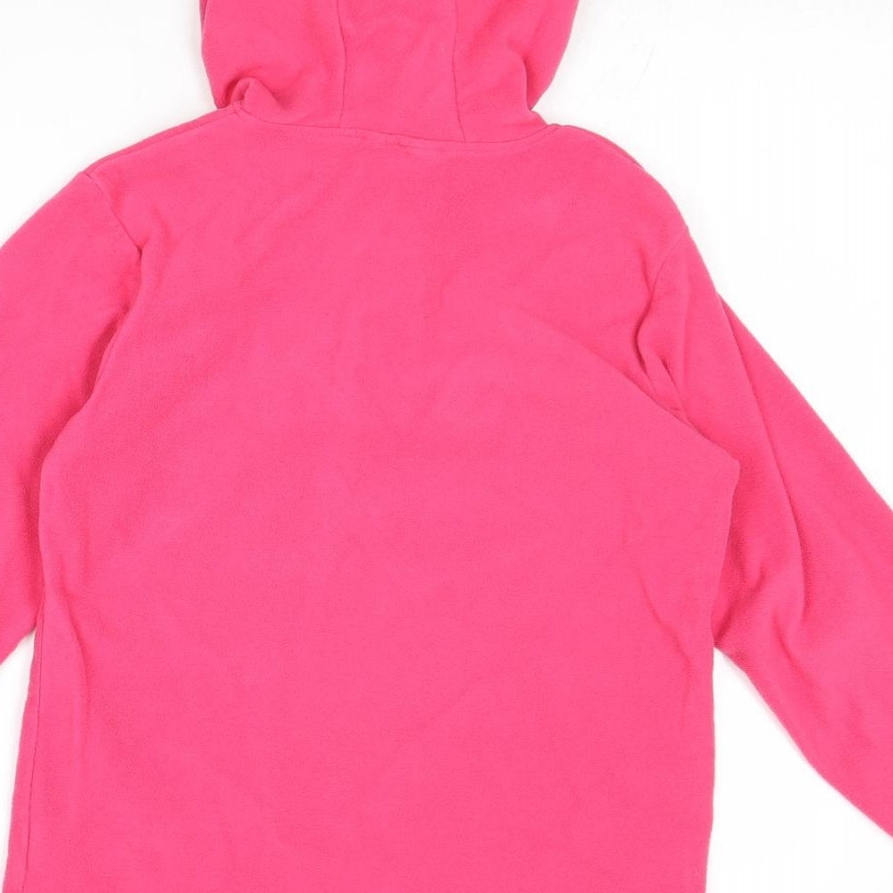 Mountain Warehouse Girls Pink Polyester Pullover Hoodie Size 11-12 Years Zip