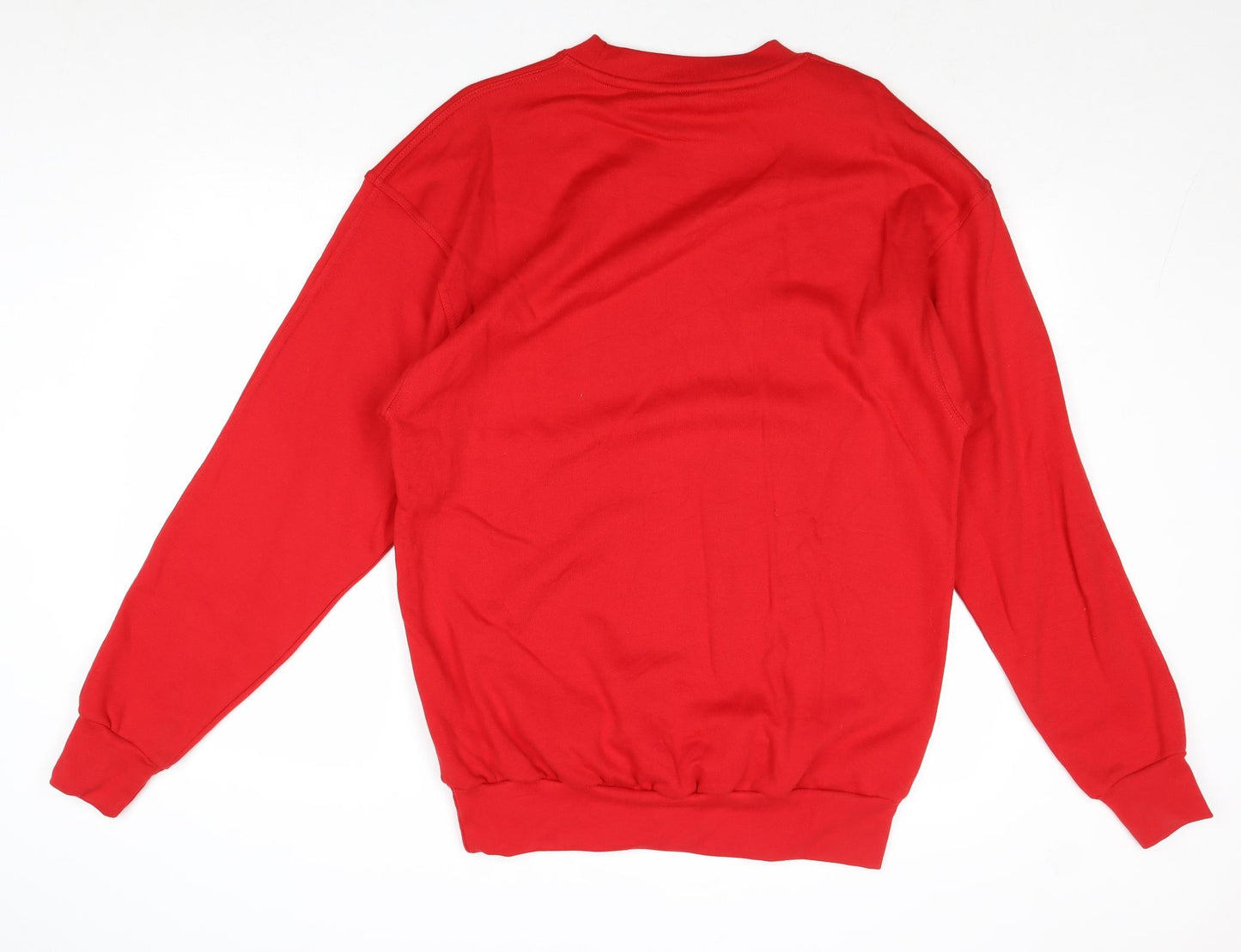 Far Ridge Mens Red Cotton Pullover Sweatshirt Size L