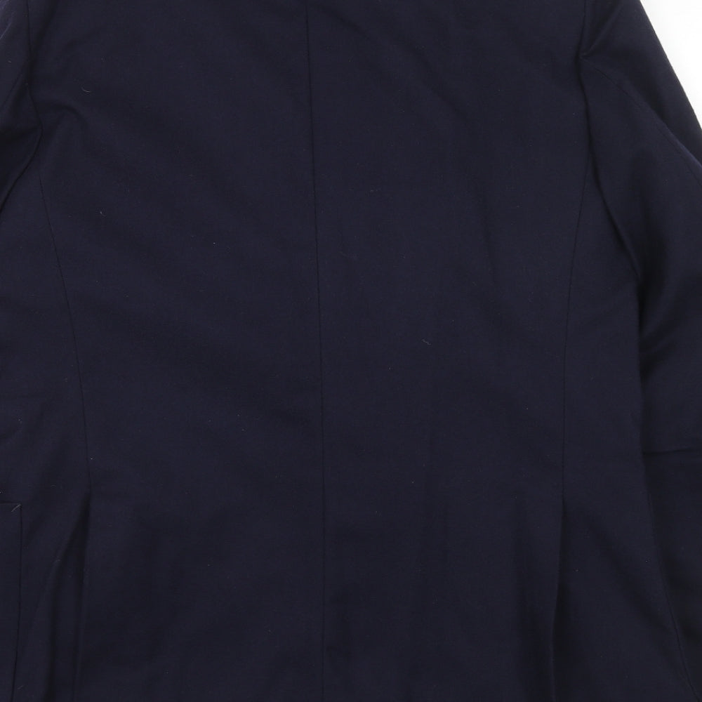 Skopes Mens Blue Wool Jacket Blazer Size 42 Regular