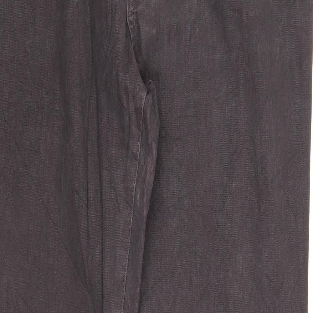 s.Oliver Womens Brown Cotton Straight Jeans Size 44 in L34 in Regular Zip