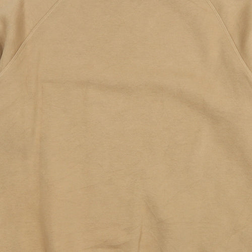 H&M Mens Beige Cotton Pullover Sweatshirt Size XS