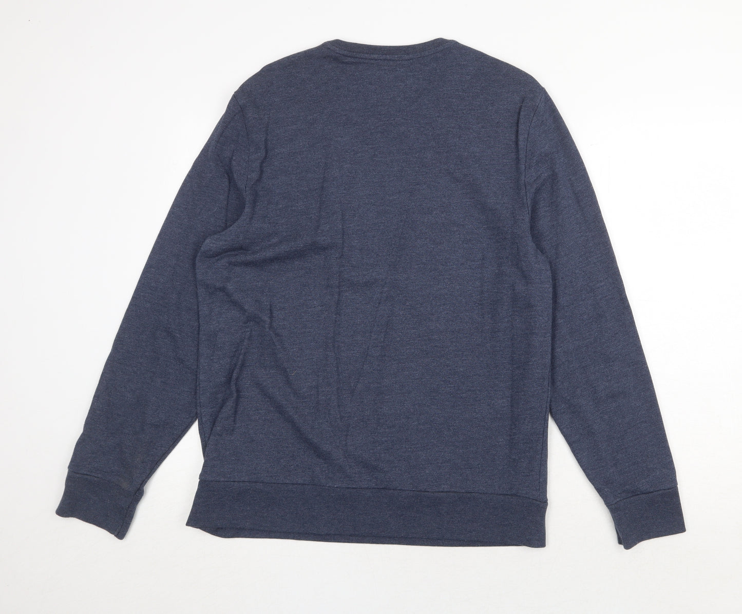 Burton Mens Blue Cotton Pullover Sweatshirt Size L