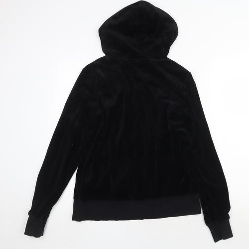 H&M Womens Black Cotton Pullover Hoodie Size M Pullover