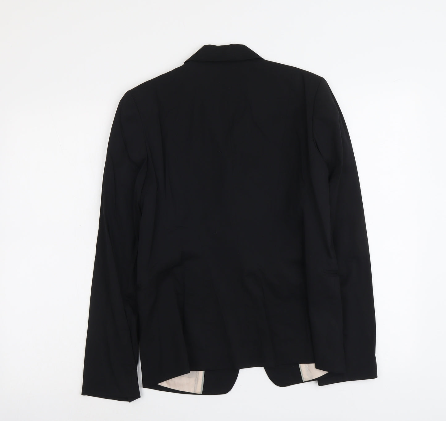 Pablo Womens Black Viscose Jacket Blazer Size 10