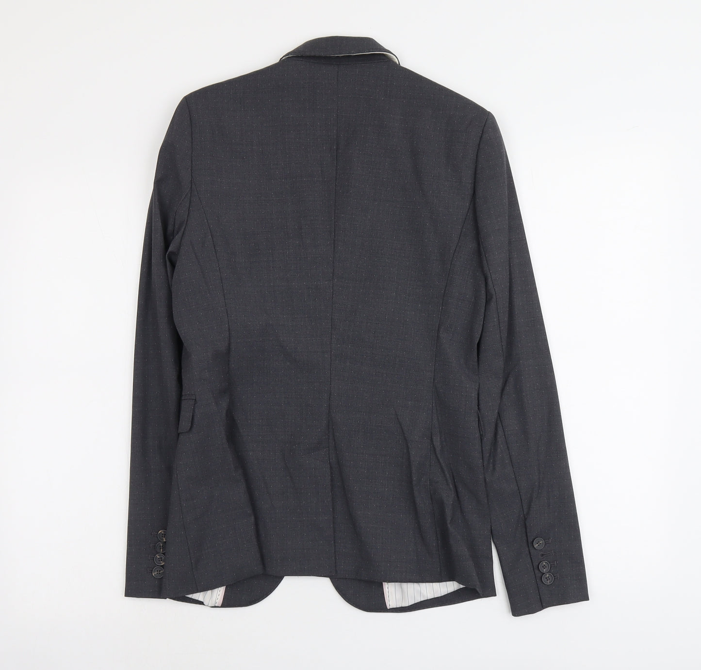 NEXT Womens Grey Wool Jacket Suit Jacket Size 8