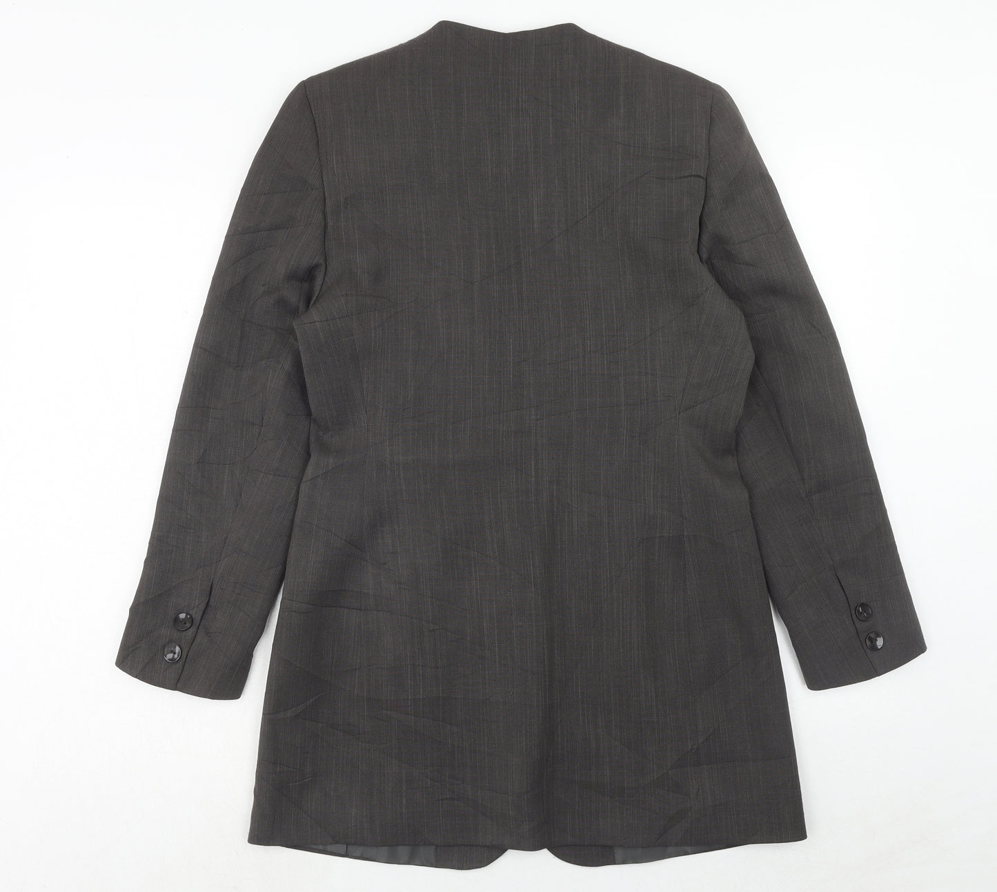 C&A Womens Grey Polyester Jacket Blazer Size 12