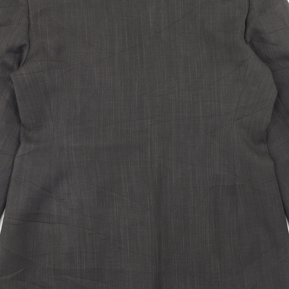 C&A Womens Grey Polyester Jacket Blazer Size 12