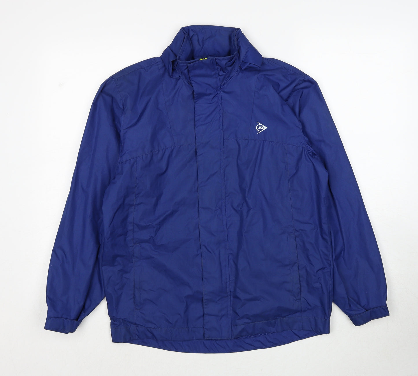 Dunlop Boys Blue Windbreaker Jacket Size 11-12 Years Zip